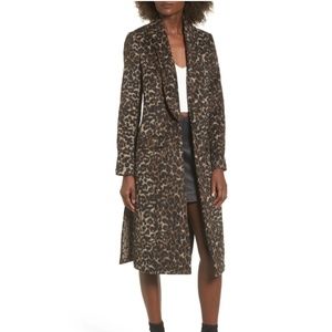 NWOT Leith Leopard Coat